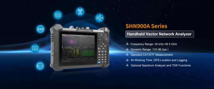 SIGLENT stellt den tragbaren Vektor-Netzwerkanalysator der Serie SHN900A vor