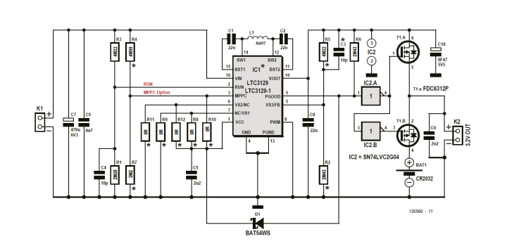 Solar Panel Voltage Converter