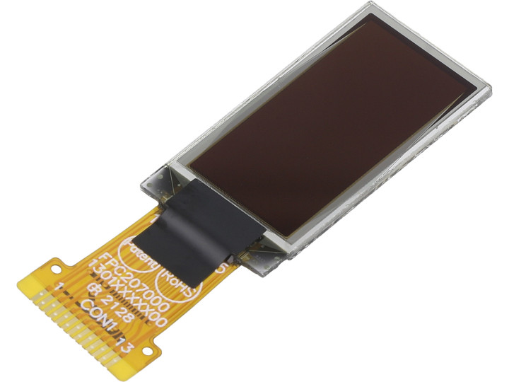 Miniature OLED display from Raystar