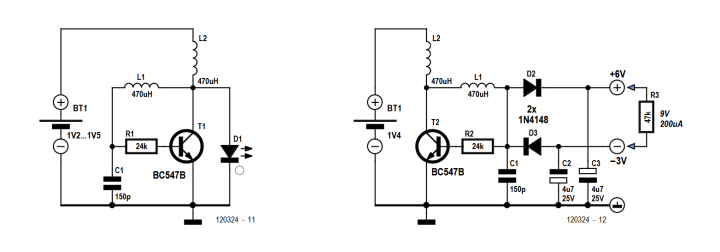  One-Transistor Voltage Converter