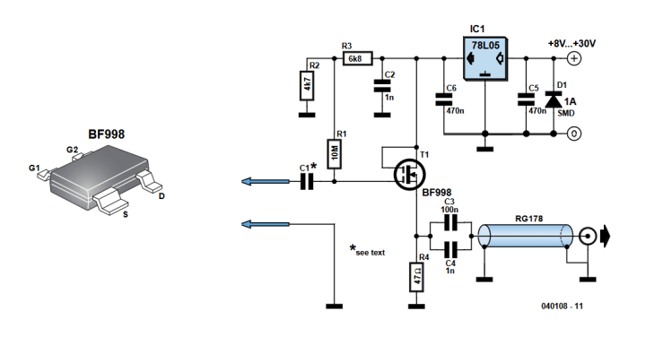 Active probe circuit