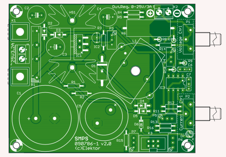 bench supply PCB