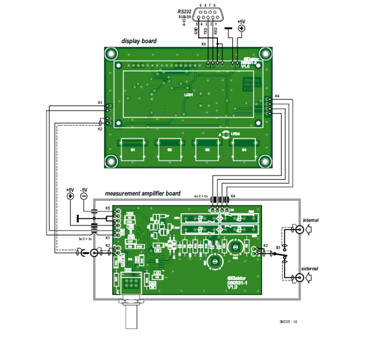 voltmeter project circuitry