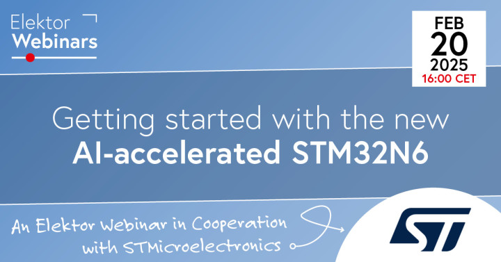 Webinar: Erste Schritte mit dem neuen KI-beschleunigten STM32N6