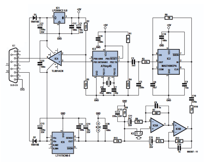 Seismograph circuit