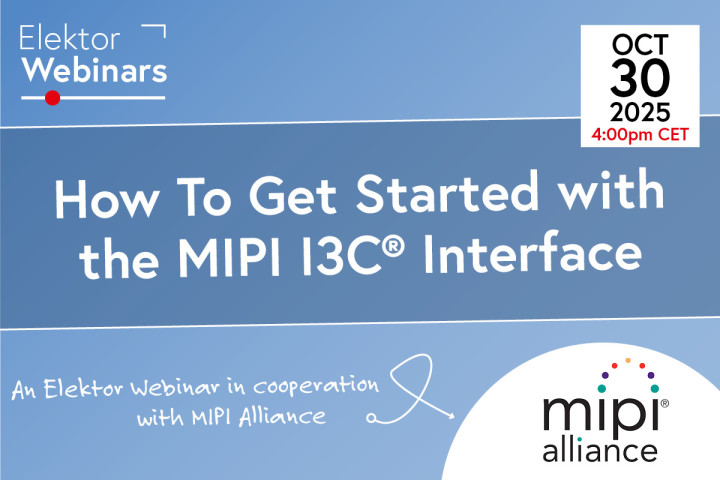 Webinar: Einstieg in die MIPI-I3C-Schnittstelle