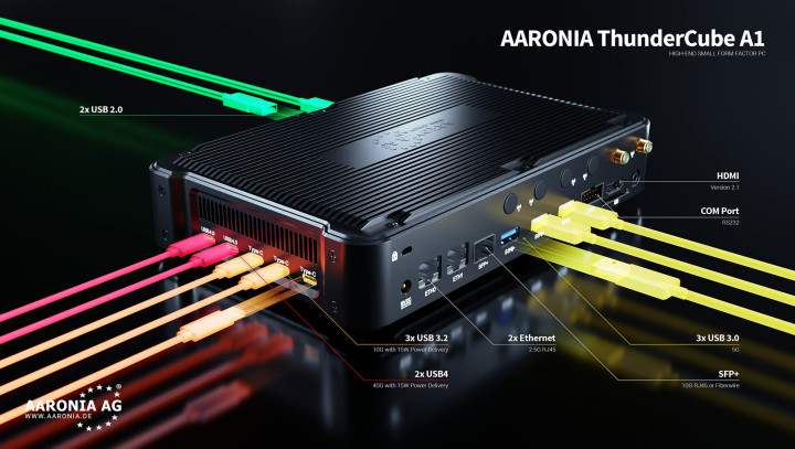 Aaronia steigt in den PC-Markt ein und präsentiert Mini PC A1