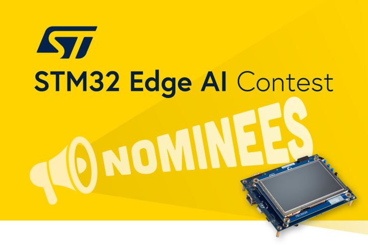 STM32 Edge AI Wettbewerb: Die Nominierten