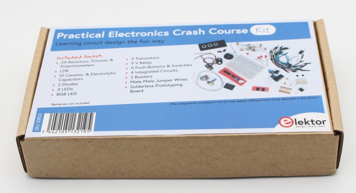 Elektor Electronics Crash Course Kit of parts sku 20823