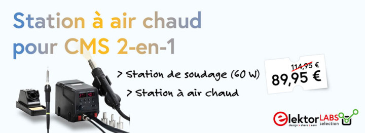 Station Fer À Souder Et Air Chaud ZD-8922