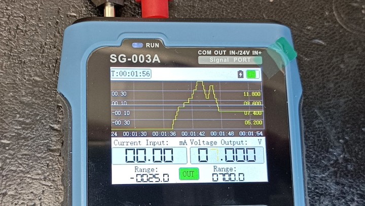 FNIRSI SG-003A oscilloscope curve