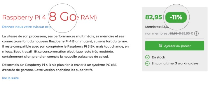 En stock : commandez maintenant le nouveau modèle haut de gamme du Raspberry Pi 4 avec 8 Go de RAM