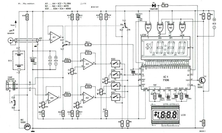 ph meter circuit 