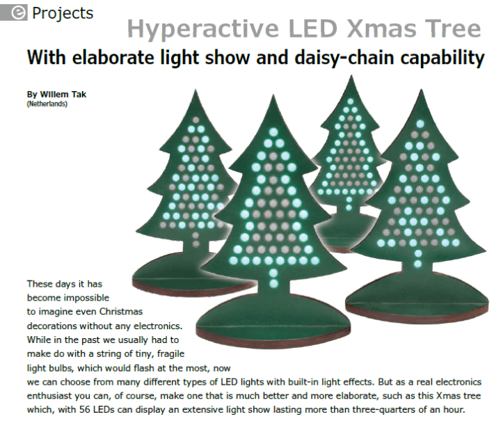 2012 Christmas tree project LED