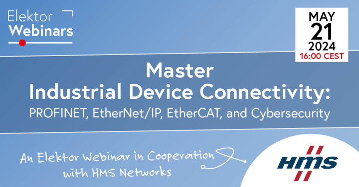Maîtrisez la connectivité des équipements industriels : PROFINET, EtherNet/IP, EtherCAT et cybersécurité (Webinaire)