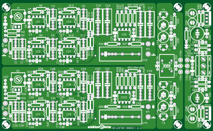 phono preamplifier PCB file