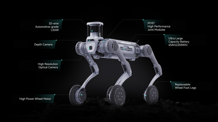 Unitree B2-W Robot Dog