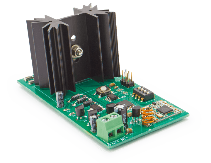 Prototype of the receiver. LoRa-Based LED Light Controller