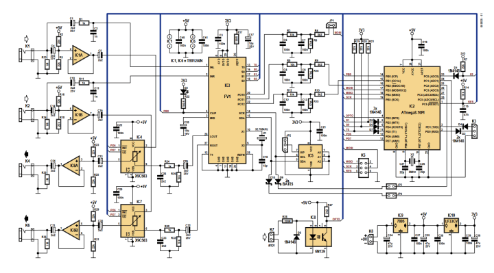 Multi-effects unit circuit