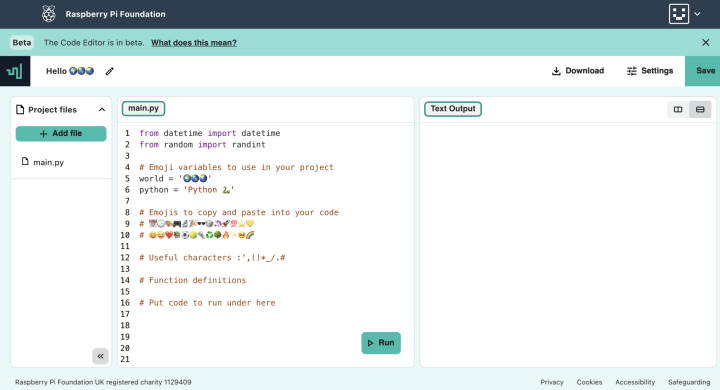 Online Code Editor for Kids Launched by Raspberry Pi Foundation ...