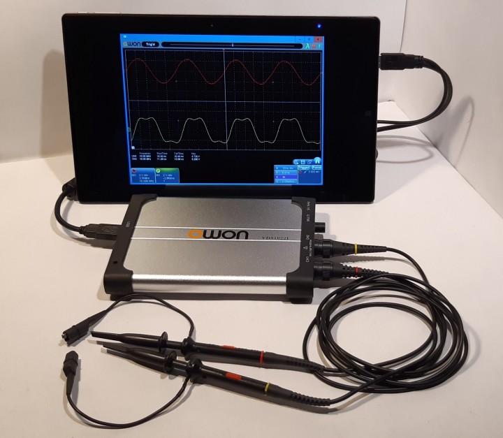 Owon VDS1022I 25-MHz USB-Oscilloscope: Precise, Robust & Affordable ...