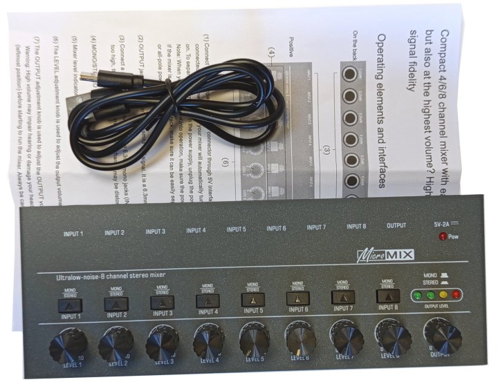 Micromix 8-channel stereo line mixer | Elektor Magazine