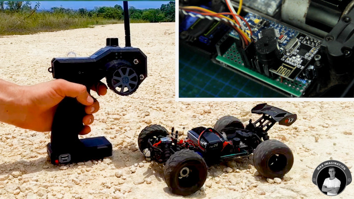 Build an Arduino Pistol-grip Transmitter for RC Cars with 1KM Range ...