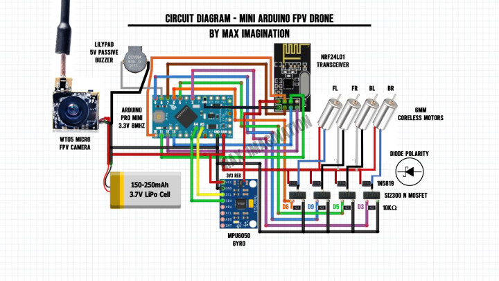 Arduino rc drone top
