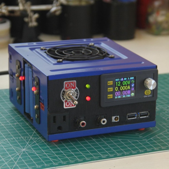 Build a Variable Lab Bench Power Supply Circuit Diagram