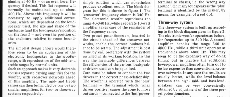 elektor sonant loudspeaker system