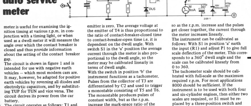 service meter, auto