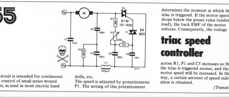 speed controller, triac