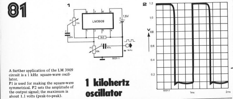 oscillator, 1 kHz