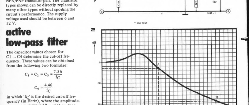 filter, active low-pass