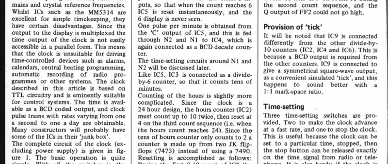 versatile digital clock