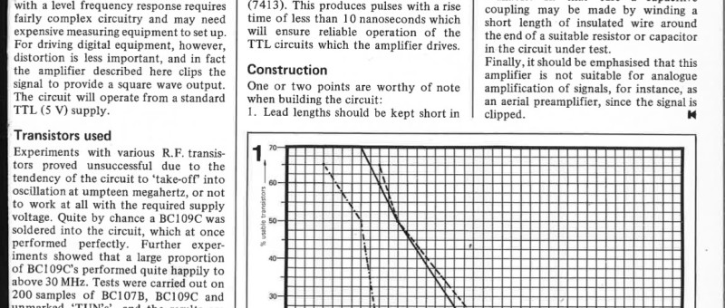 30 MHz amplifier