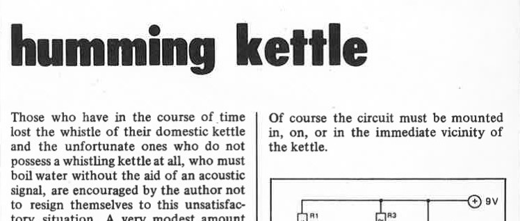 humming kettle