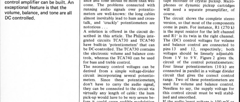 730/740 (control amplifier)