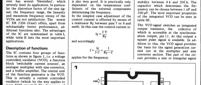 function generator ic 2206