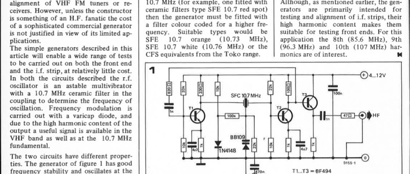 simple fm test generator