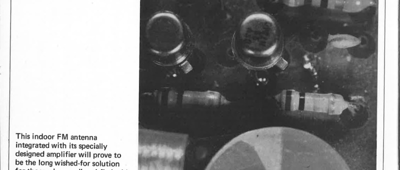 integrated indoor fm aerial