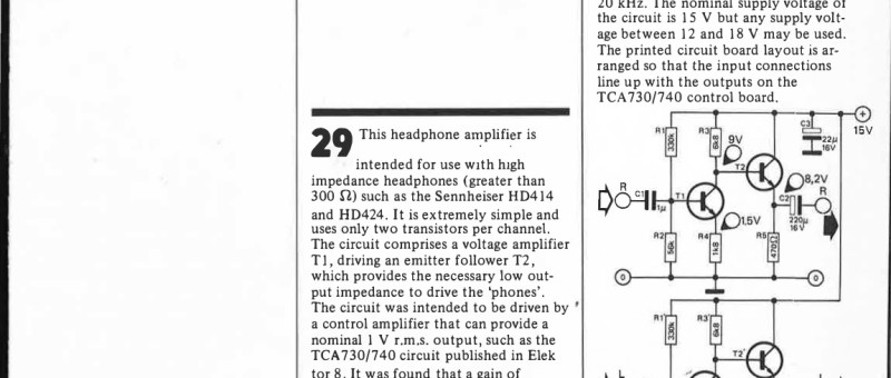 simple headphone amplifier