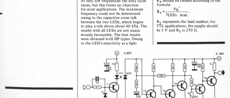 opto coupler with two LEDs