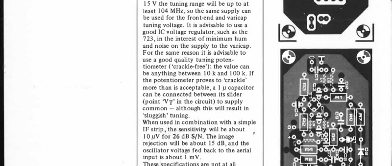 simple front-end for vhf fm