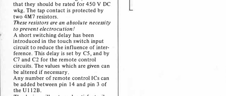 touch activated dimmer