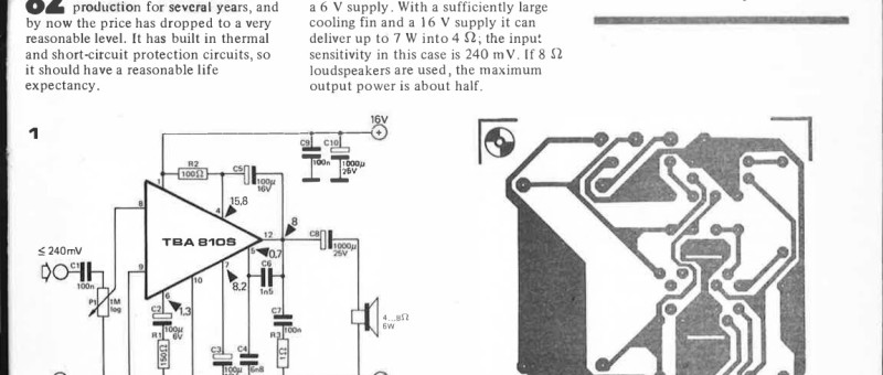 7 watt IC audio amplifier