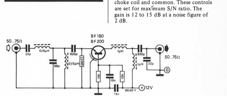 preset aerial amplifier