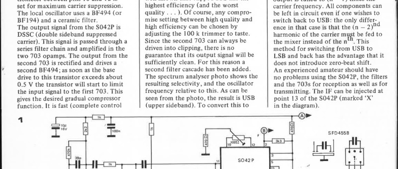 ssb exciter with hf compressor