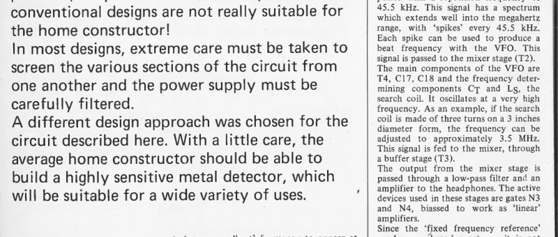 sensitive metal detector