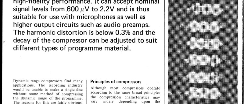 hi-fi dynamic range compressor